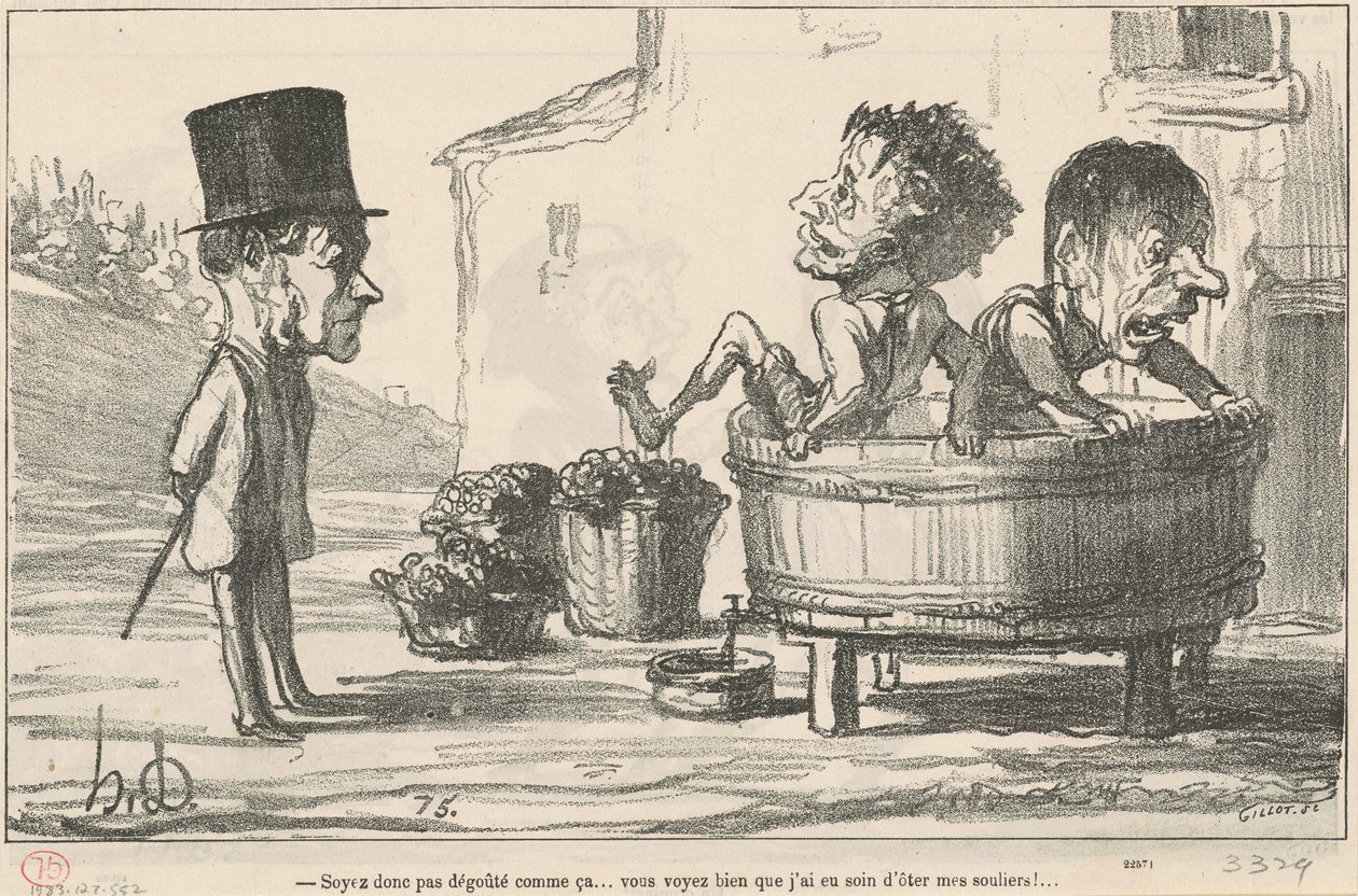 Szóval ne undorodj már így... alkotó: Honoré Daumier