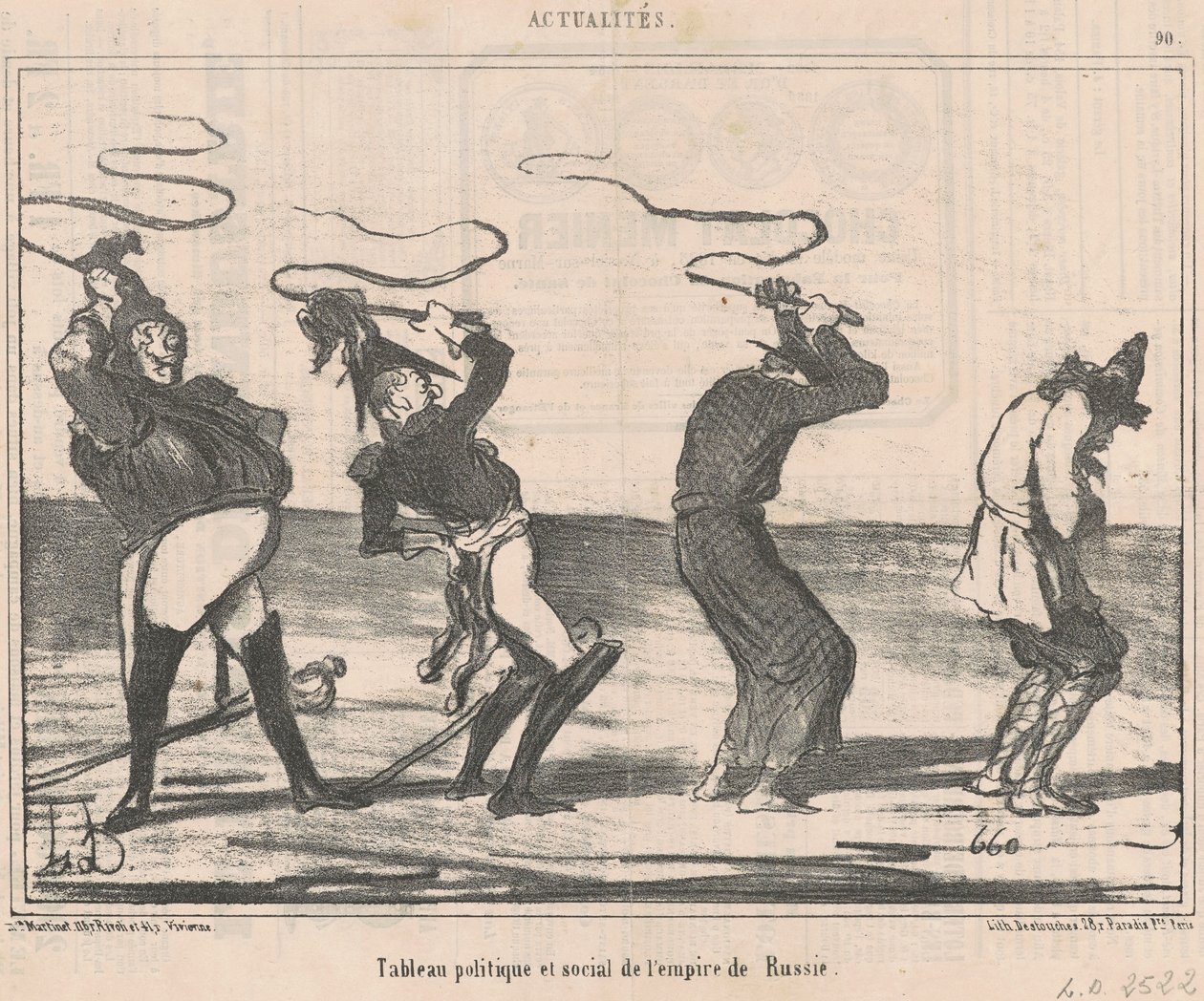 Táblázat ... az Orosz Birodalom alkotó: Honoré Daumier