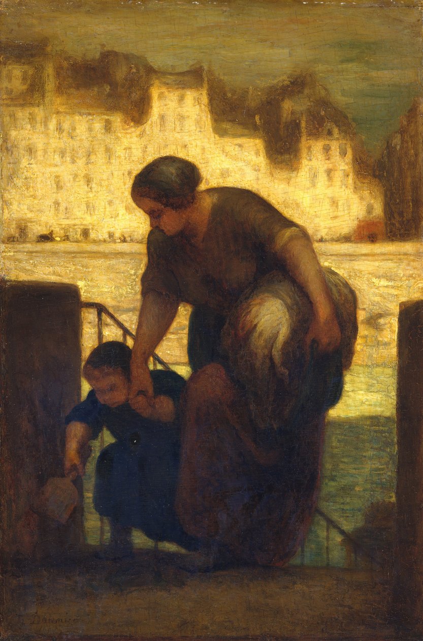 A mosónő, 186[3]. alkotó: Honoré Daumier