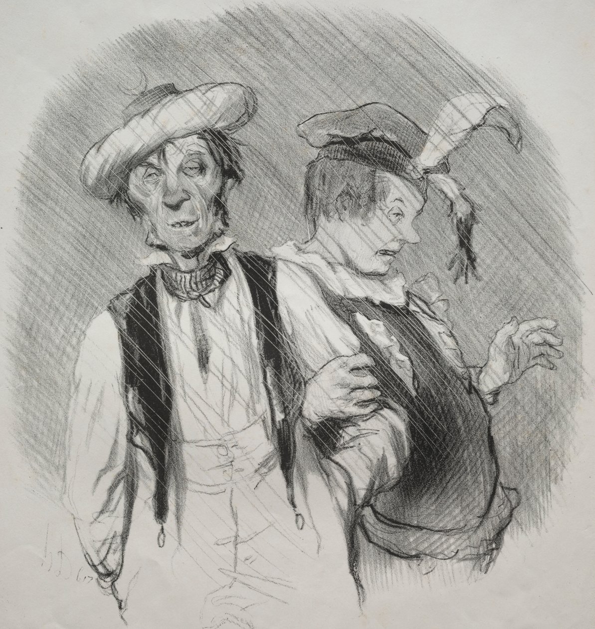 Az élet szép napjai, 18. tábla: Mardi gras alkotó: Honoré Daumier