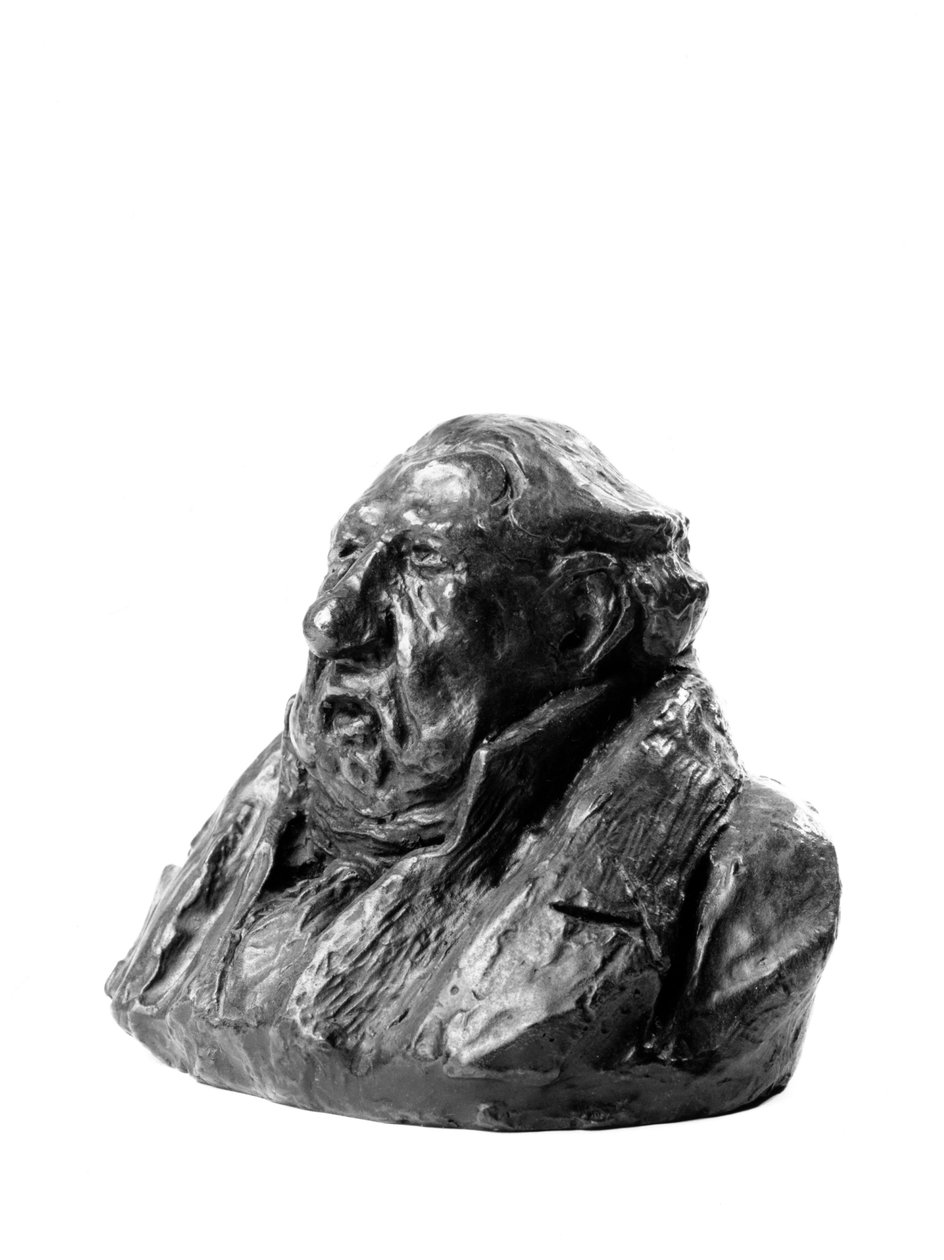 Jean Marie Harle dit Harle pere (1765-1838) karikatúrájának mellszobrai. A torta"". Honore Daumier (1808-1879) szobra 19. század. L 48,23 Méret cm H 13 x L 1 Musee des Beaux Arts, Palais Lon alkotó: Honoré Daumier