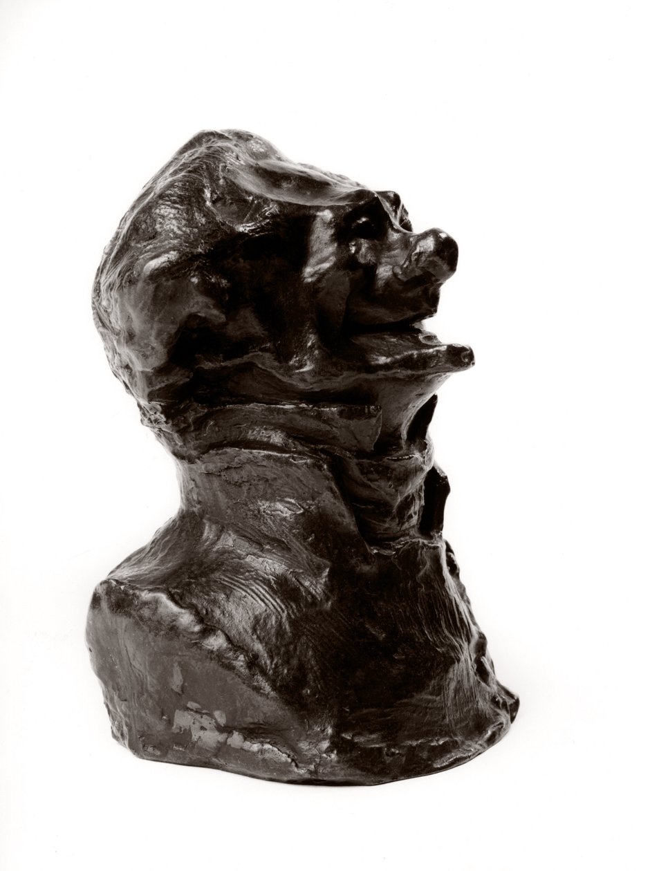 A „jobbközép hírességei”” karikatúra, Charles Philipon (Philippon), a „” Karikatúra” és a „Charivari”” rendezője. Újságíró. A nevetés edente.”” Honore Daumier (1808-1879) szobra 19. századi Dim i alkotó: Honoré Daumier