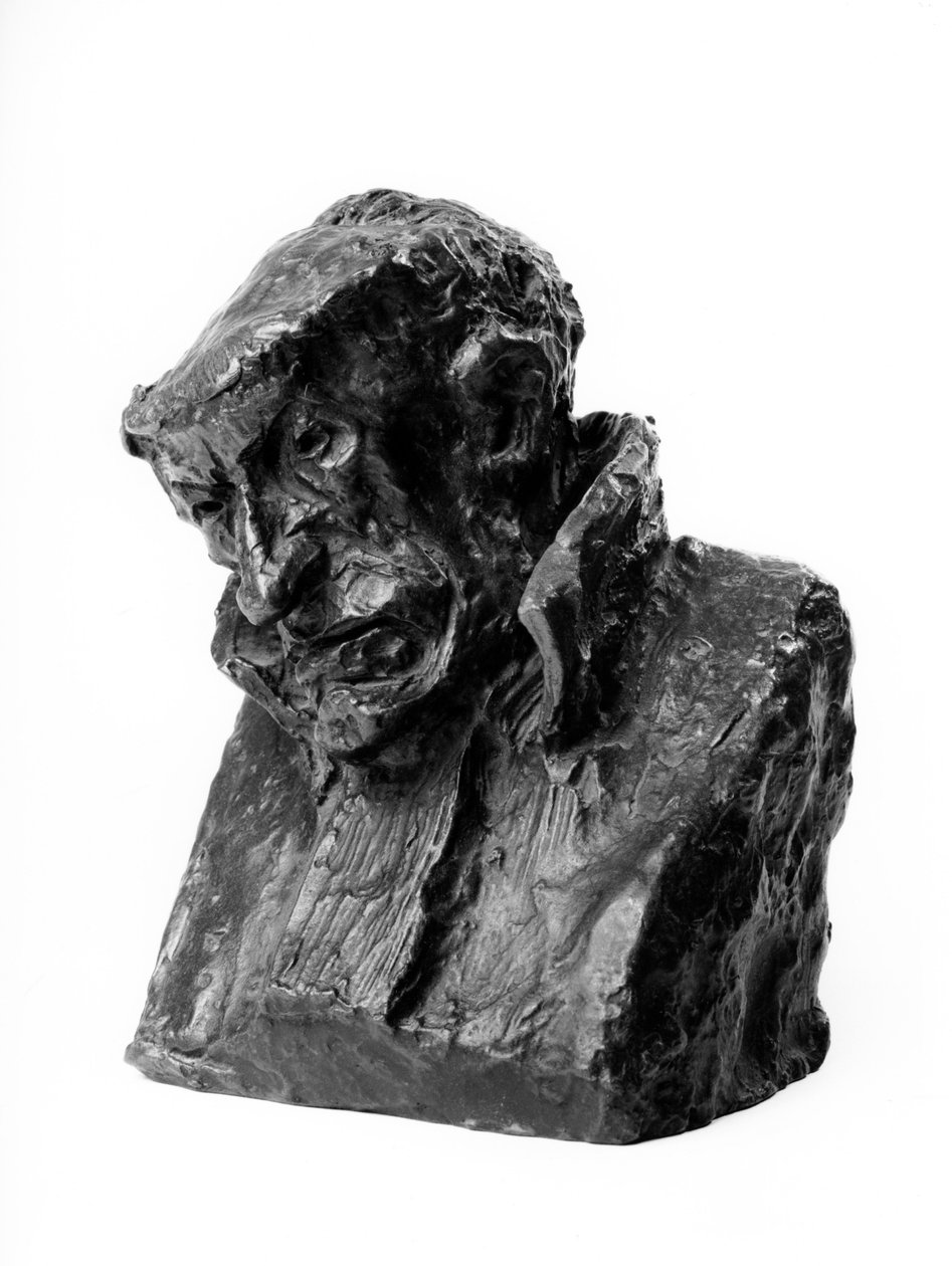 Joachim Gaudry (1790-1865) bíró karikatúrája „” A jobbközép hírességei” mellszobra. Halálra szomorú." Honore Daumier (1808-1879) szobra 19. század. L 48,26 Méret cm Magasság 16 x L 1 Musee des Beaux Arts, Palais Longchamp alkotó: Honoré Daumier