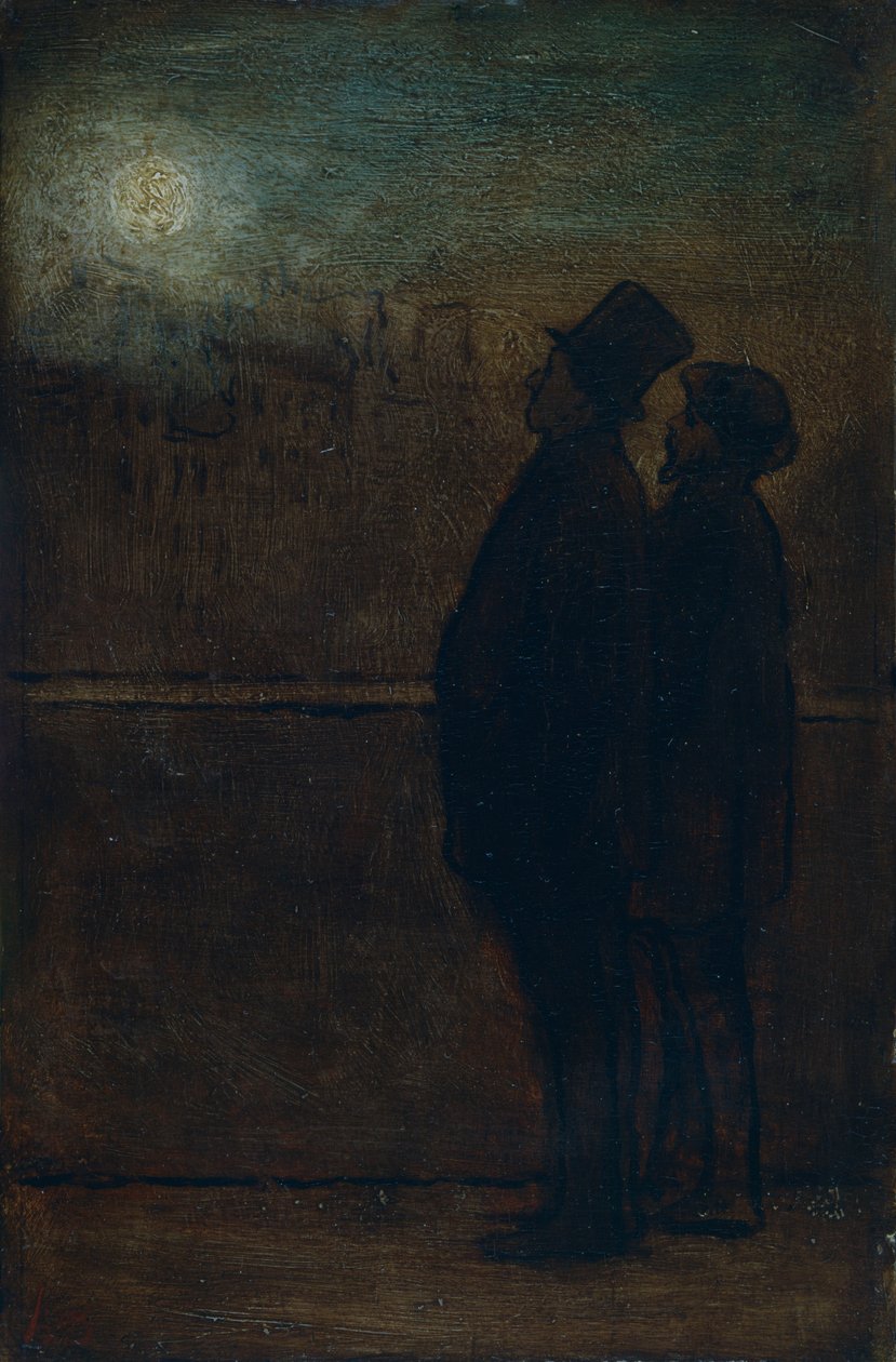 "Az éjszakai sétálók", 1828-1879 alkotó: Honoré Daumier