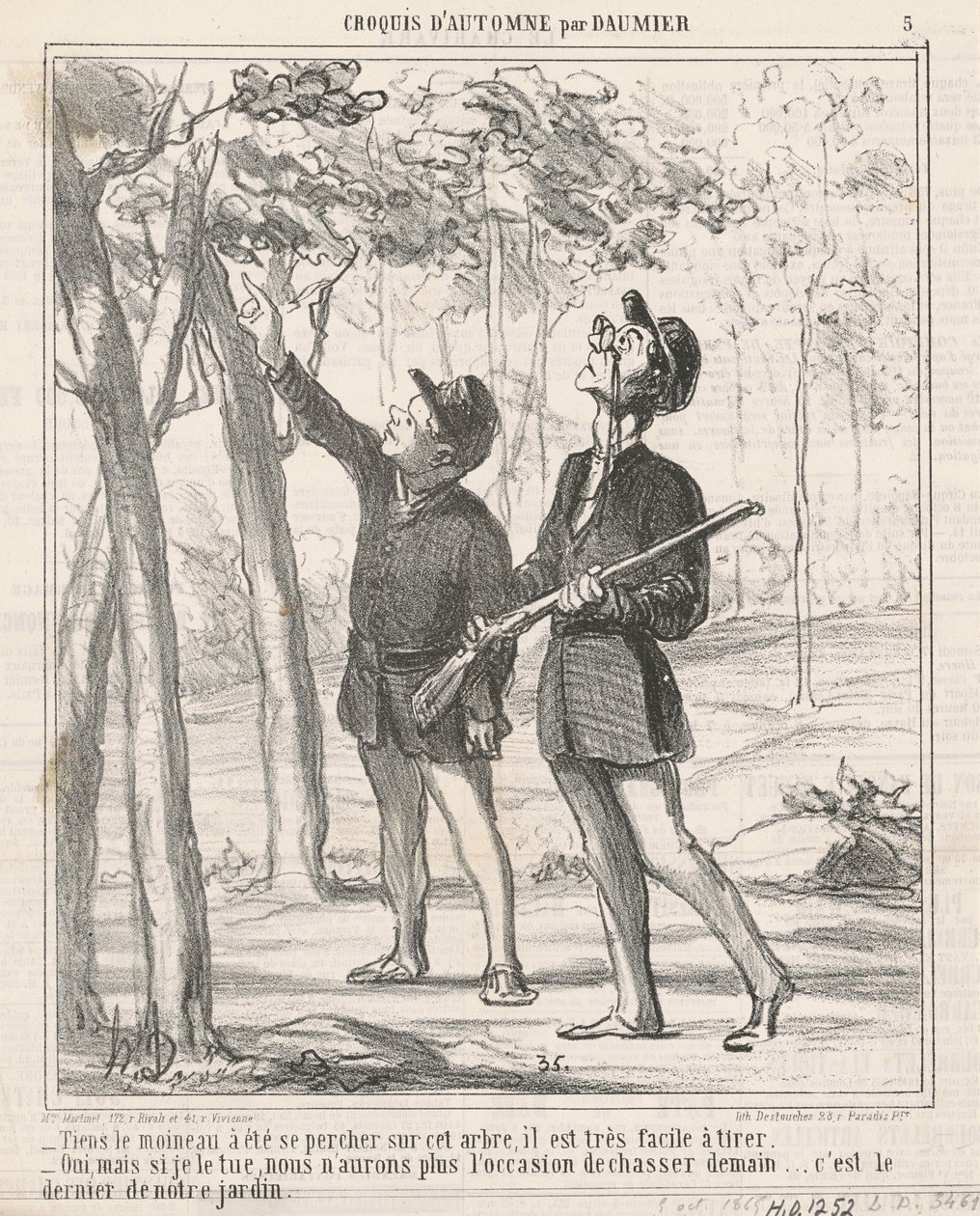 Itt ágaskodott a veréb alkotó: Honoré Daumier