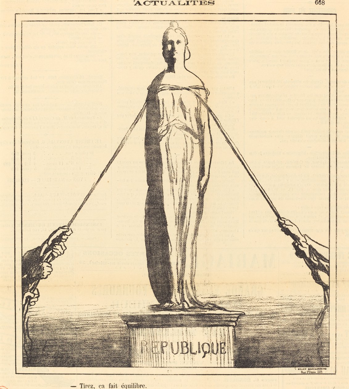 Lődd, egyensúlyoz alkotó: Honoré Daumier
