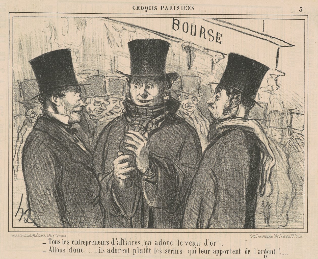 Minden vállalkozó szereti... alkotó: Honoré Daumier