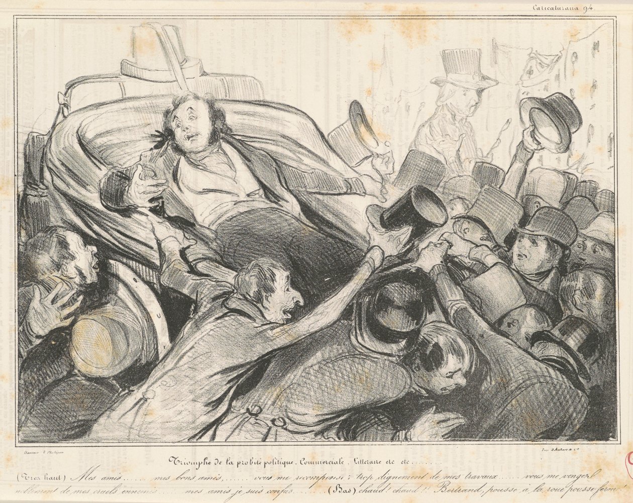 A kereskedelempolitikai tisztesség diadala alkotó: Honoré Daumier