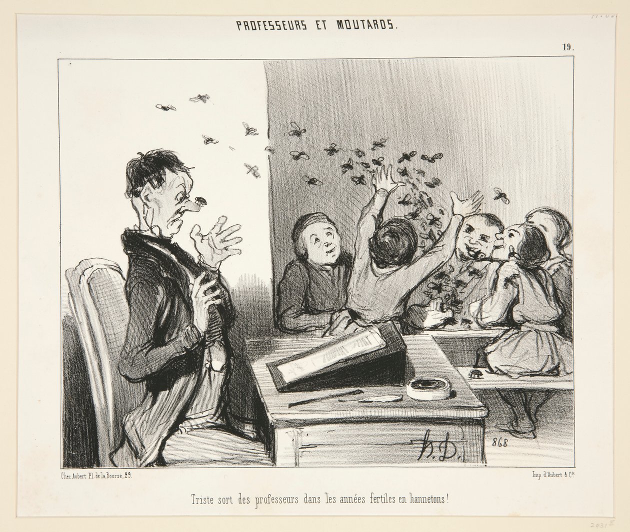 Szomorú tanársors? - #19 pf Professzorok és mustárok alkotó: Honoré Daumier
