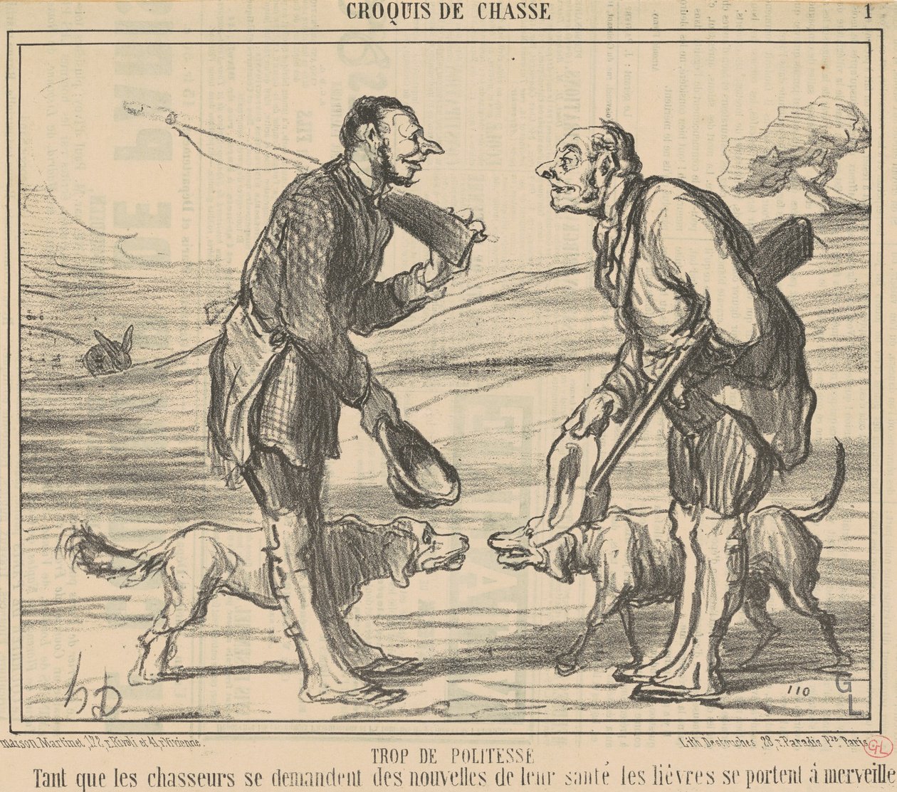 túl sok udvariasság alkotó: Honoré Daumier