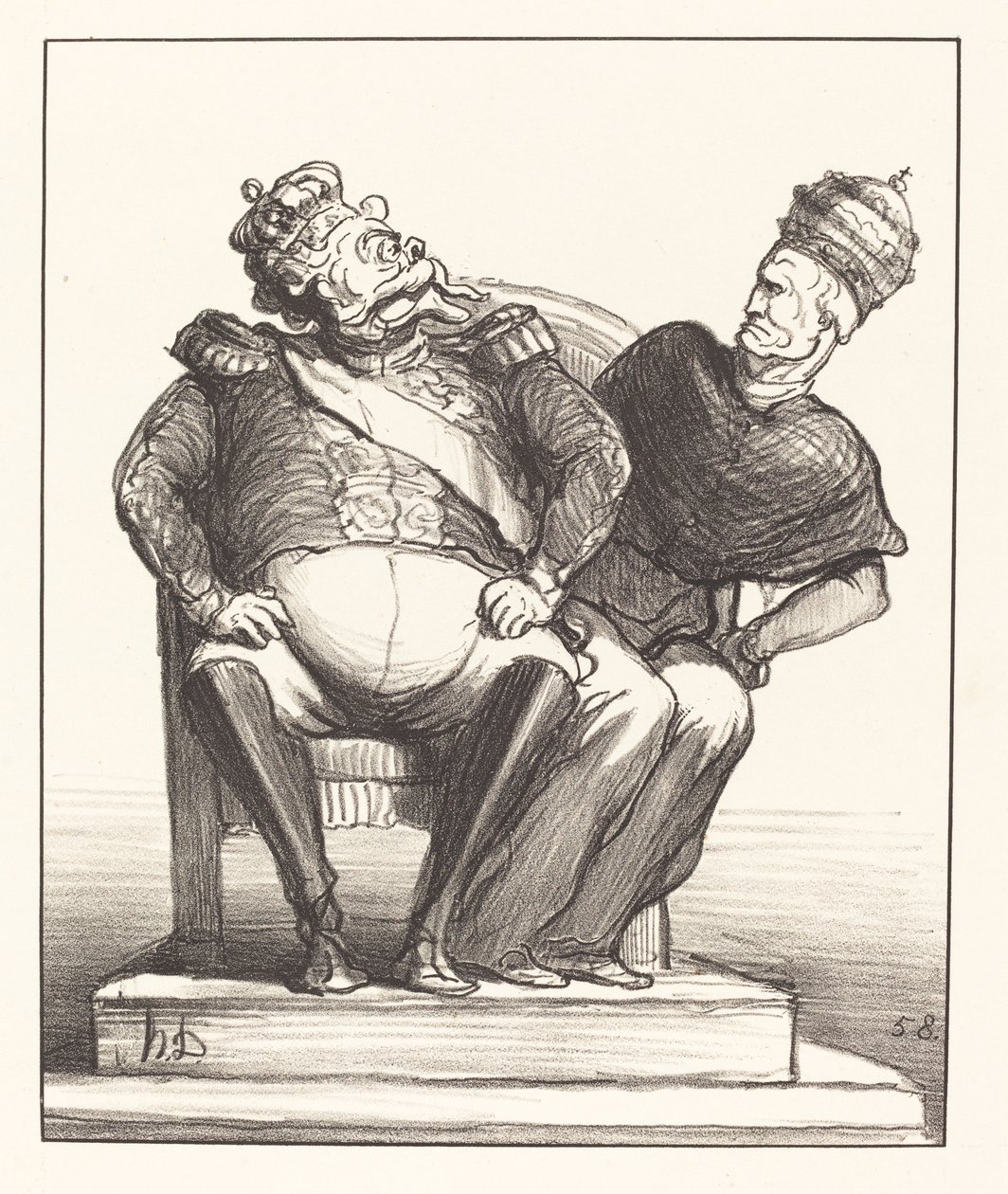 Túl szűk kettőnek alkotó: Honoré Daumier