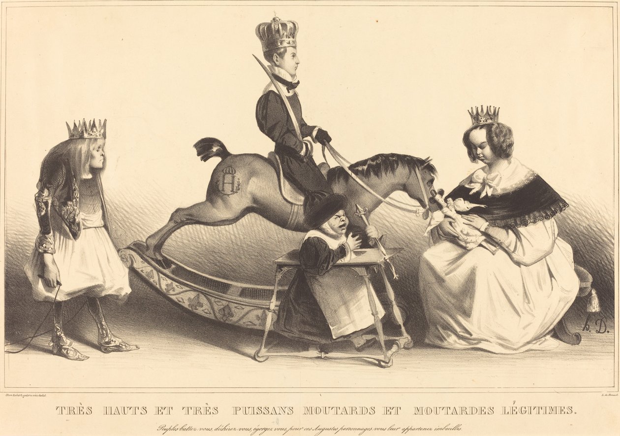 Nagyon magas és nagyon erős legit mustárok és mustárok alkotó: Honoré Daumier