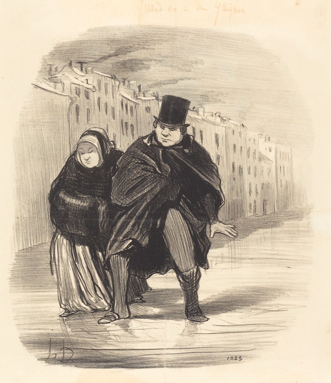 Újra vissza fogsz vinni... menni és kívánni... alkotó: Honoré Daumier