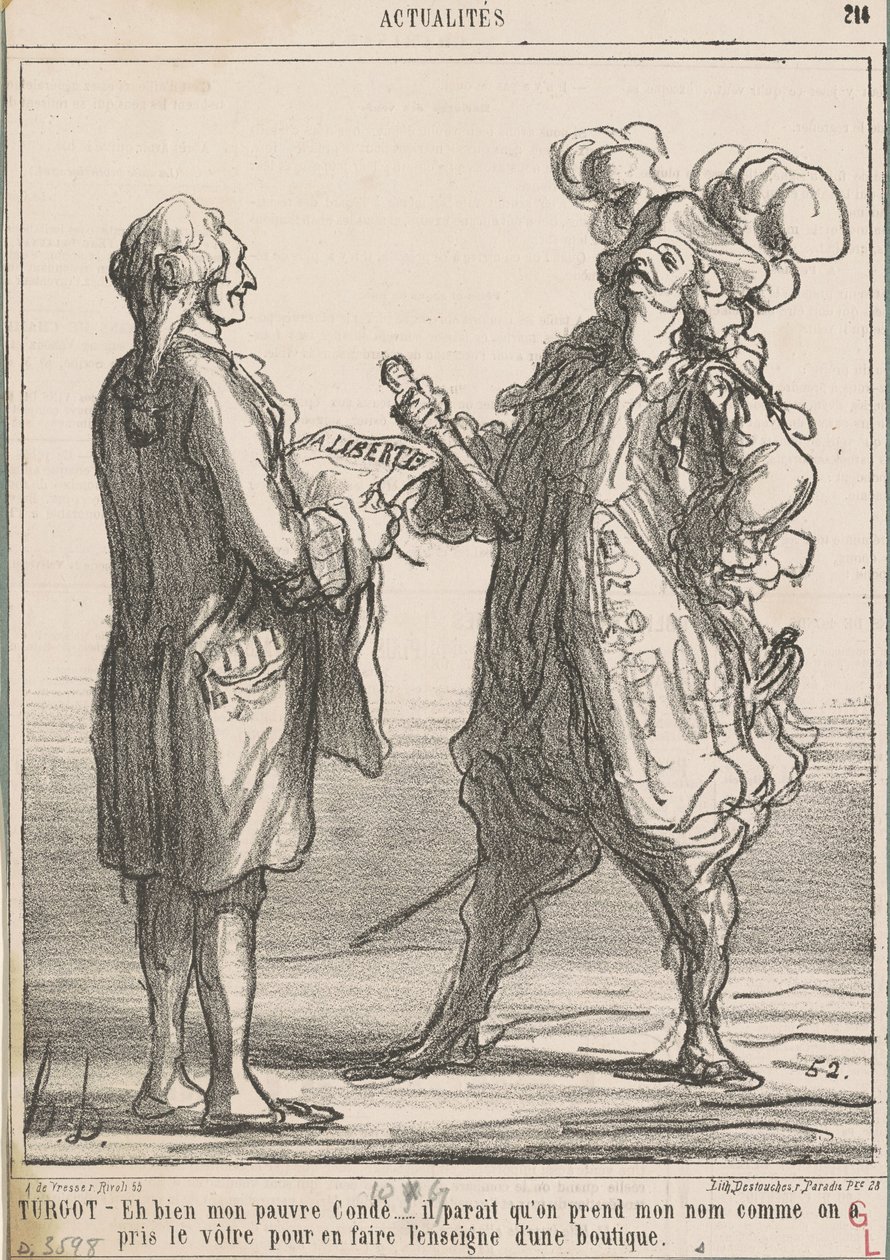 Turgot -- Hát szegény társaim... alkotó: Honoré Daumier