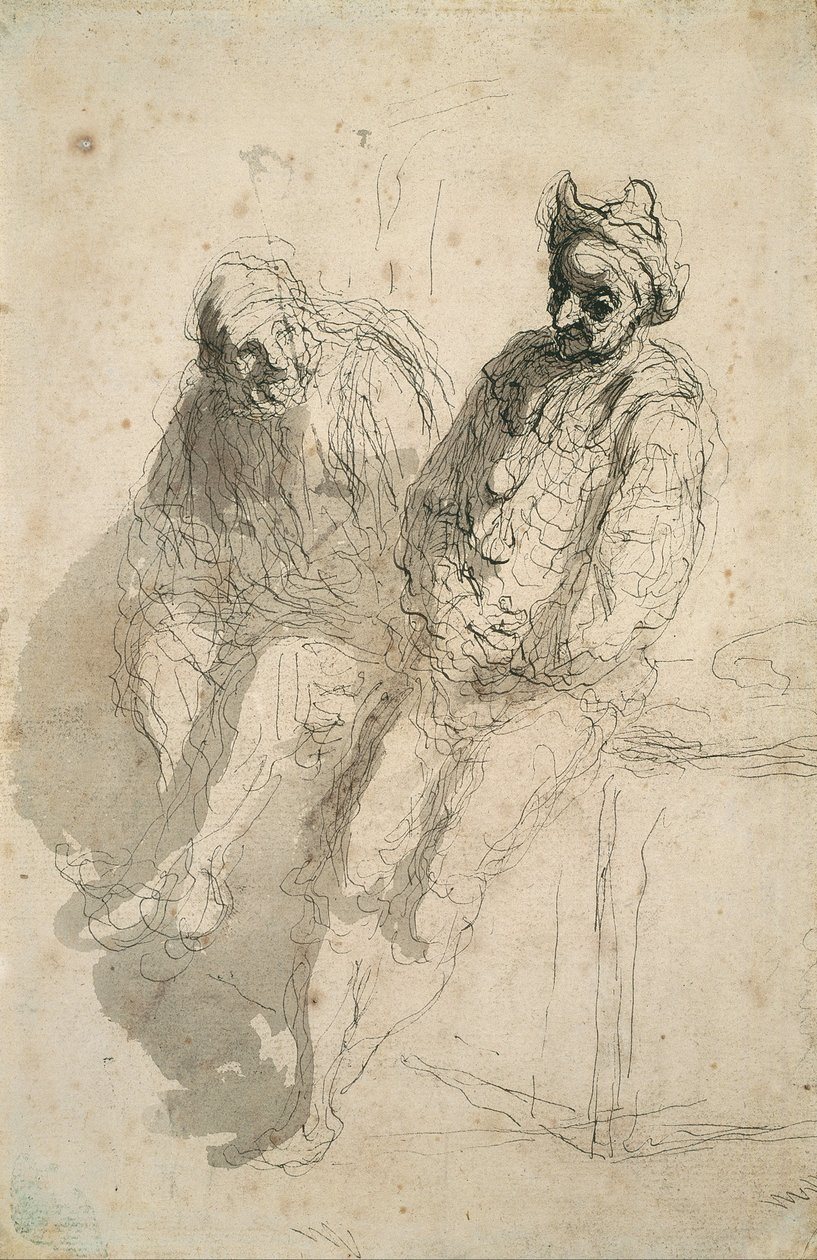 Két Saltimbanque alkotó: Honoré Daumier