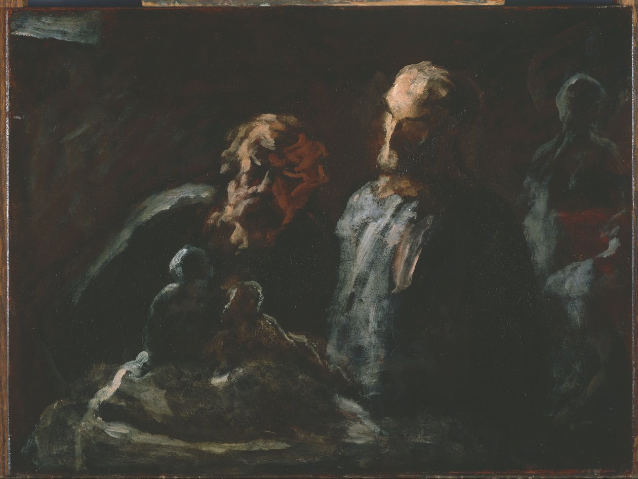 Két szobrász alkotó: Honoré Daumier