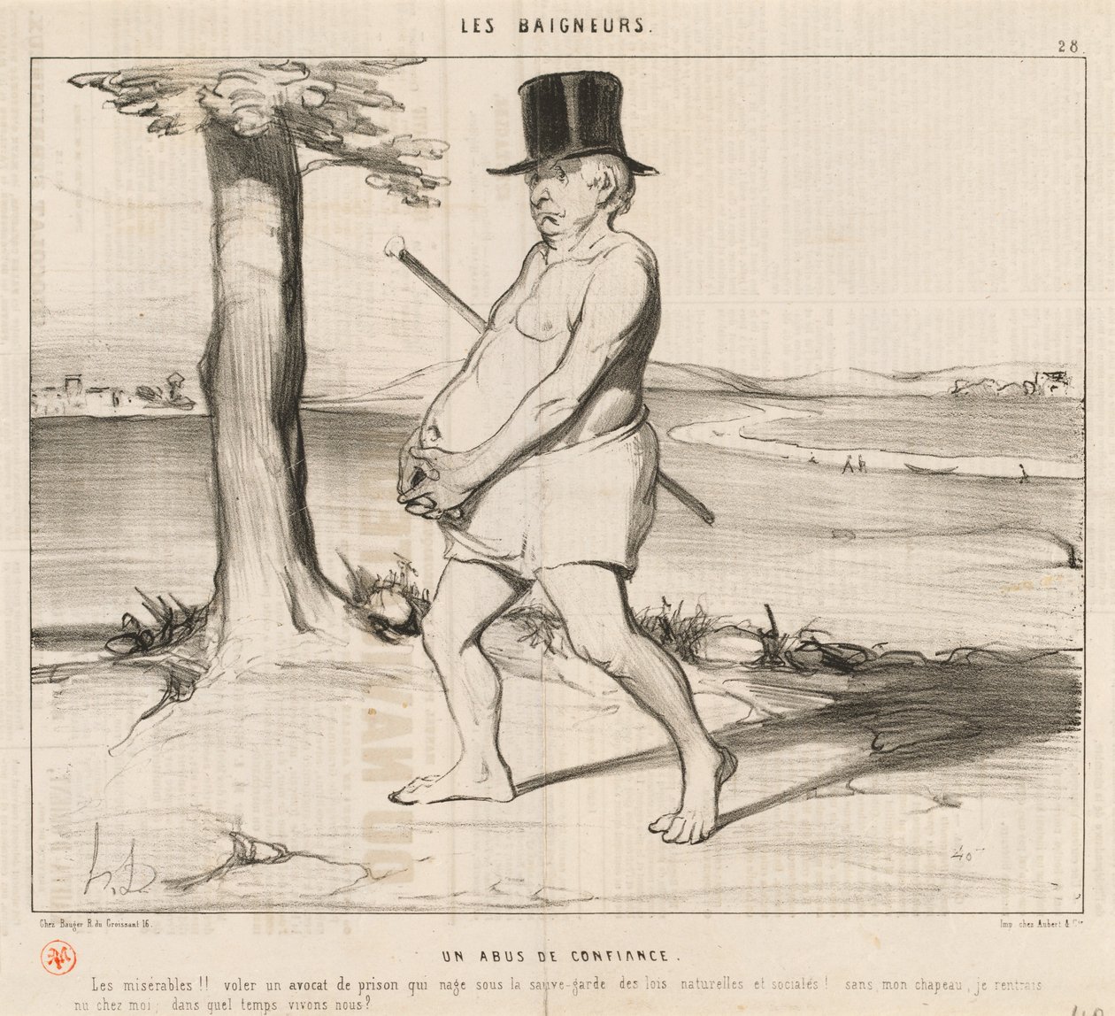 A bizalom megsértése alkotó: Honoré Daumier