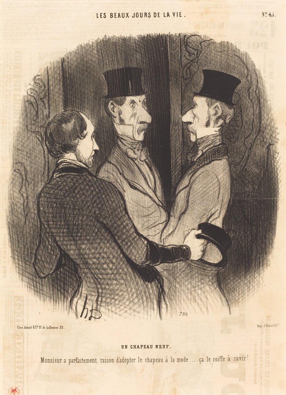 Egy új sapka alkotó: Honoré Daumier