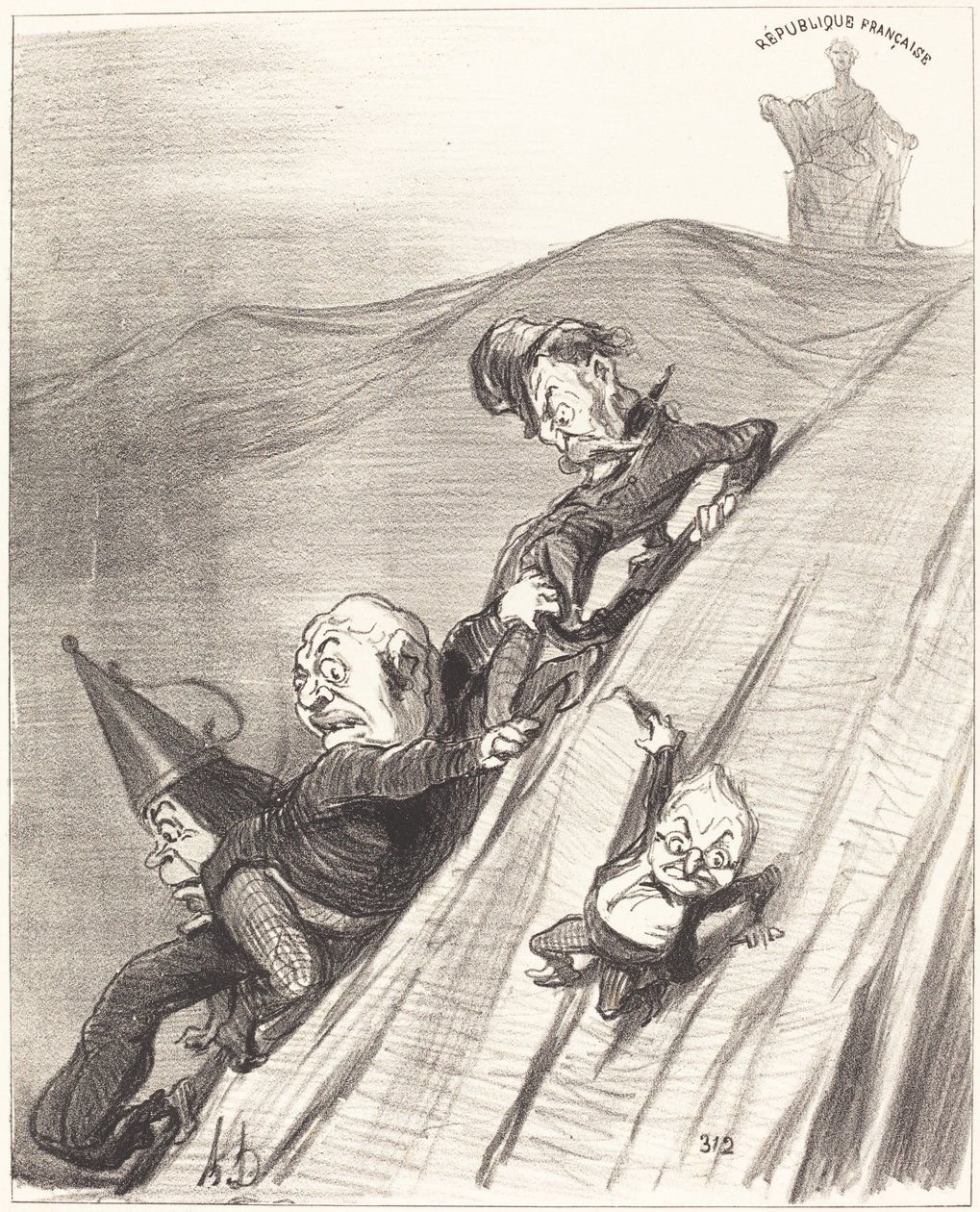 Veszélyes út alkotó: Honoré Daumier