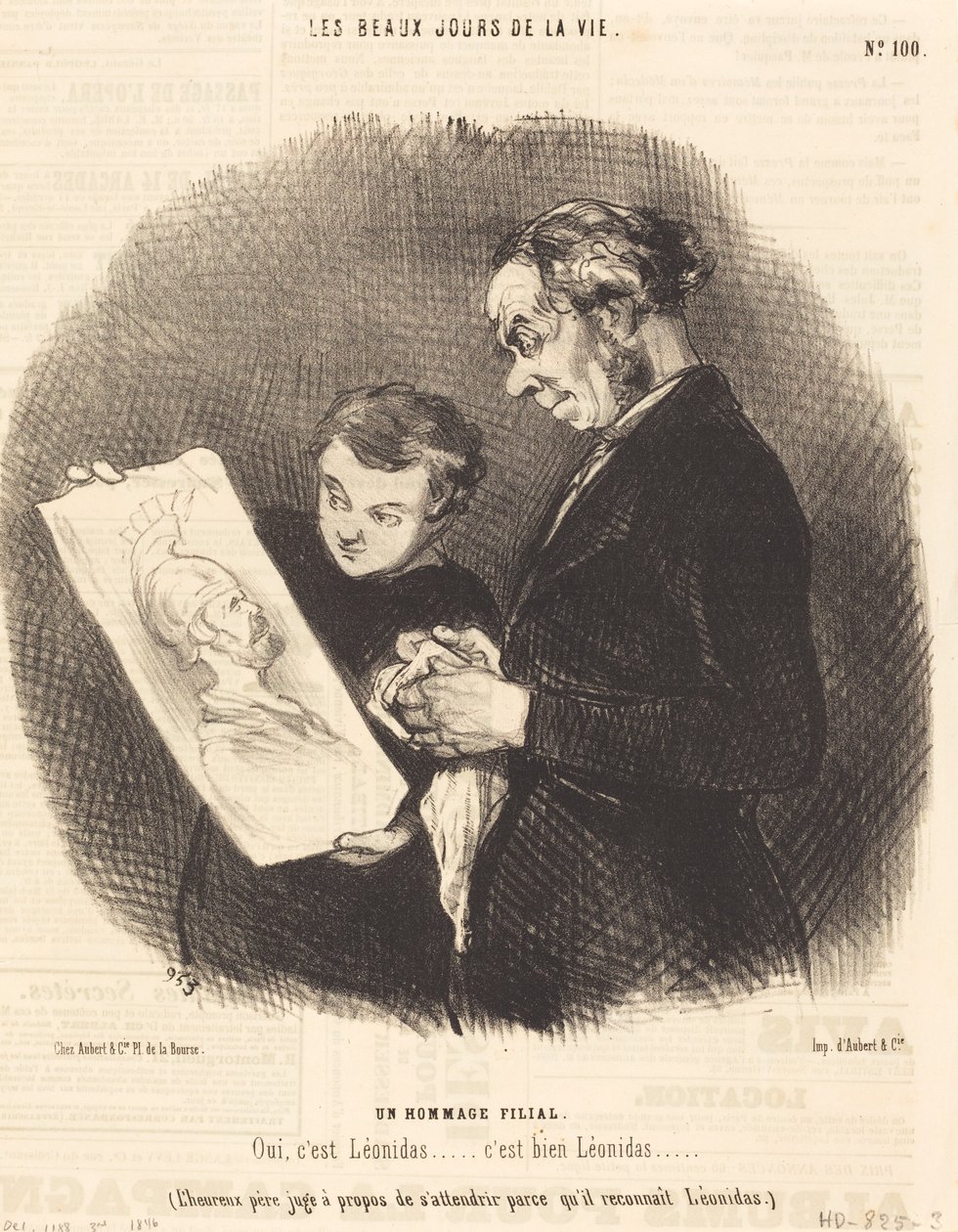 Gyermeki tiszteletadás alkotó: Honoré Daumier