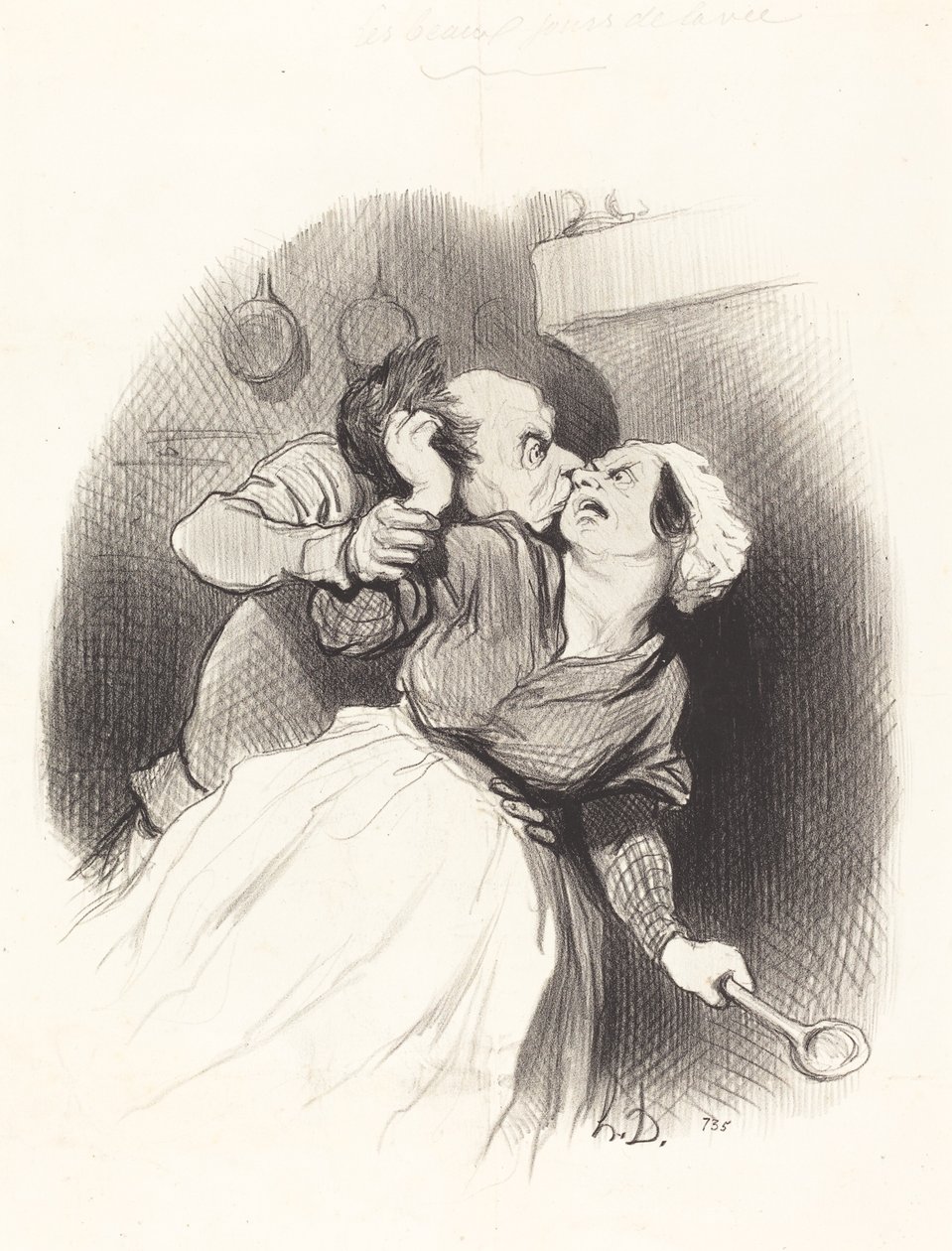 Visszatérés a fiatalsághoz alkotó: Honoré Daumier