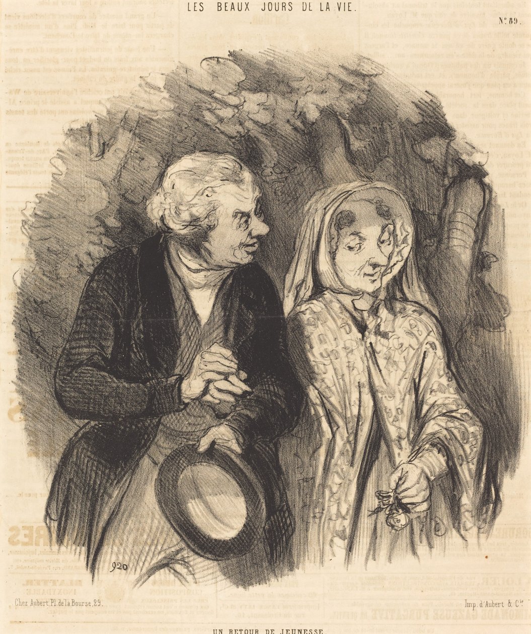 Visszatérés a fiatalsághoz alkotó: Honoré Daumier