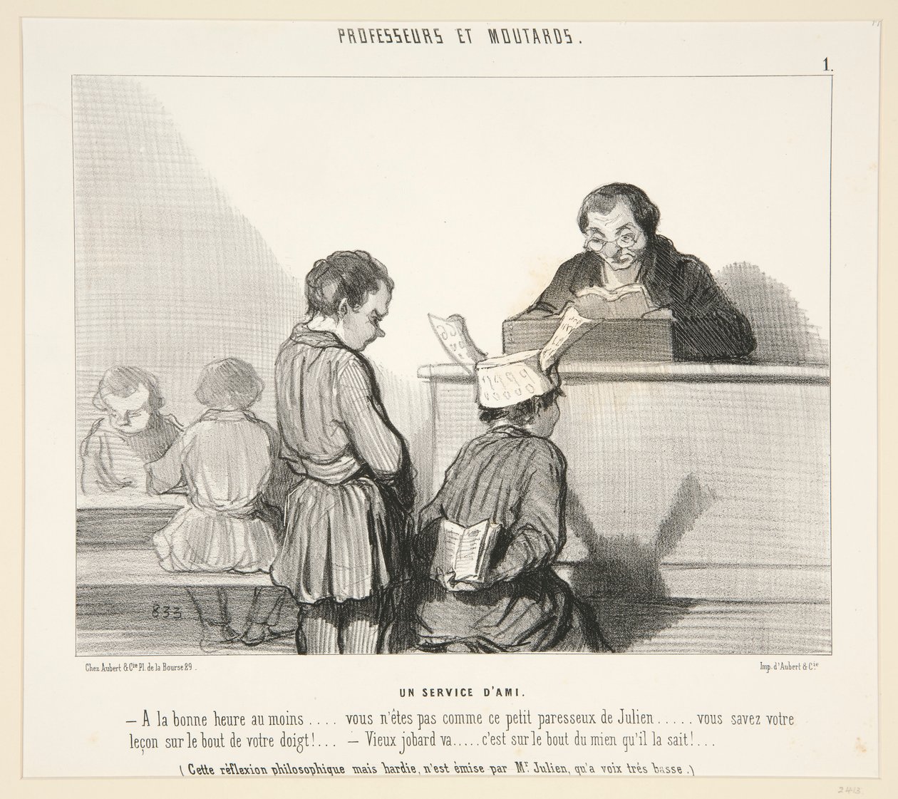 A szolgáltatás alkotó: Honoré Daumier