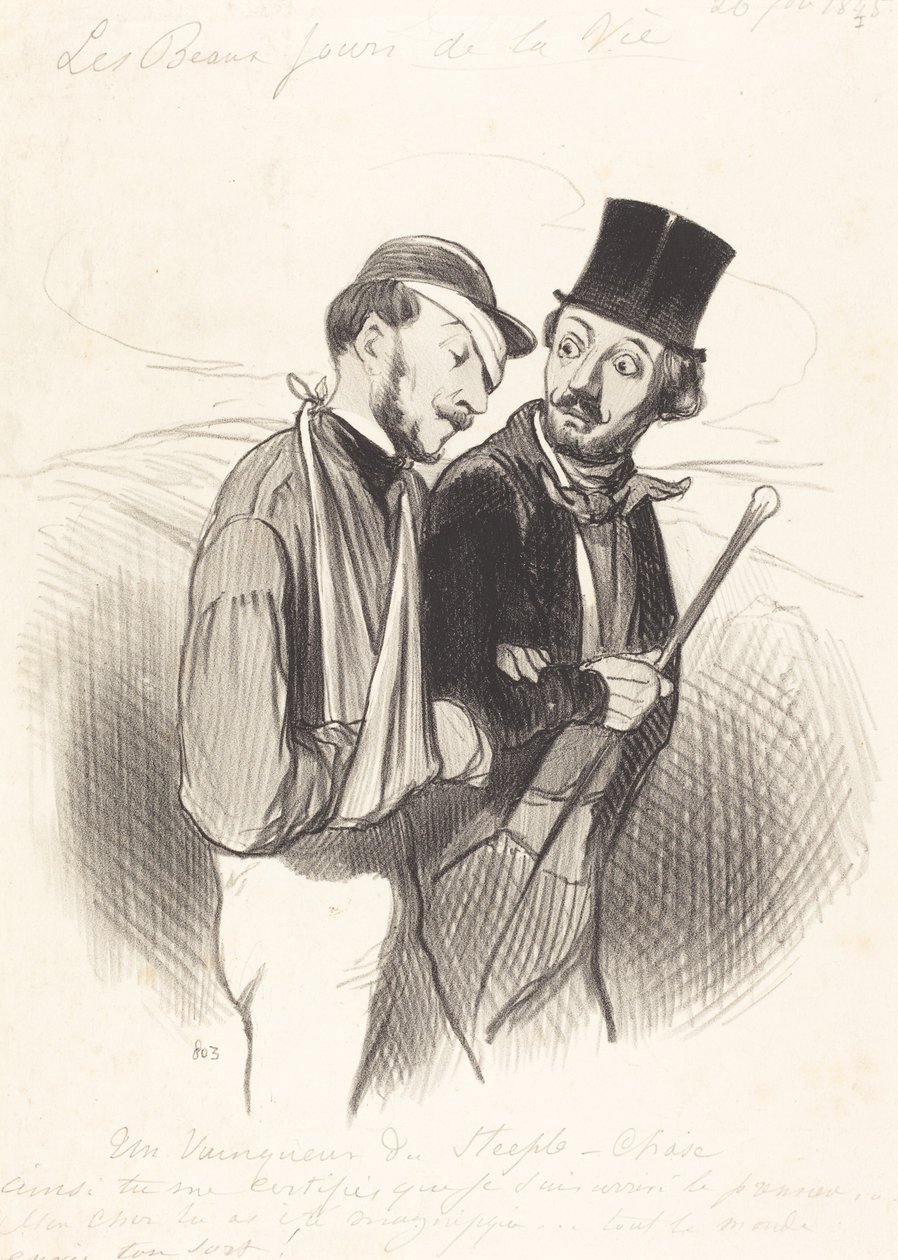 Egy akadályverseny győztes alkotó: Honoré Daumier