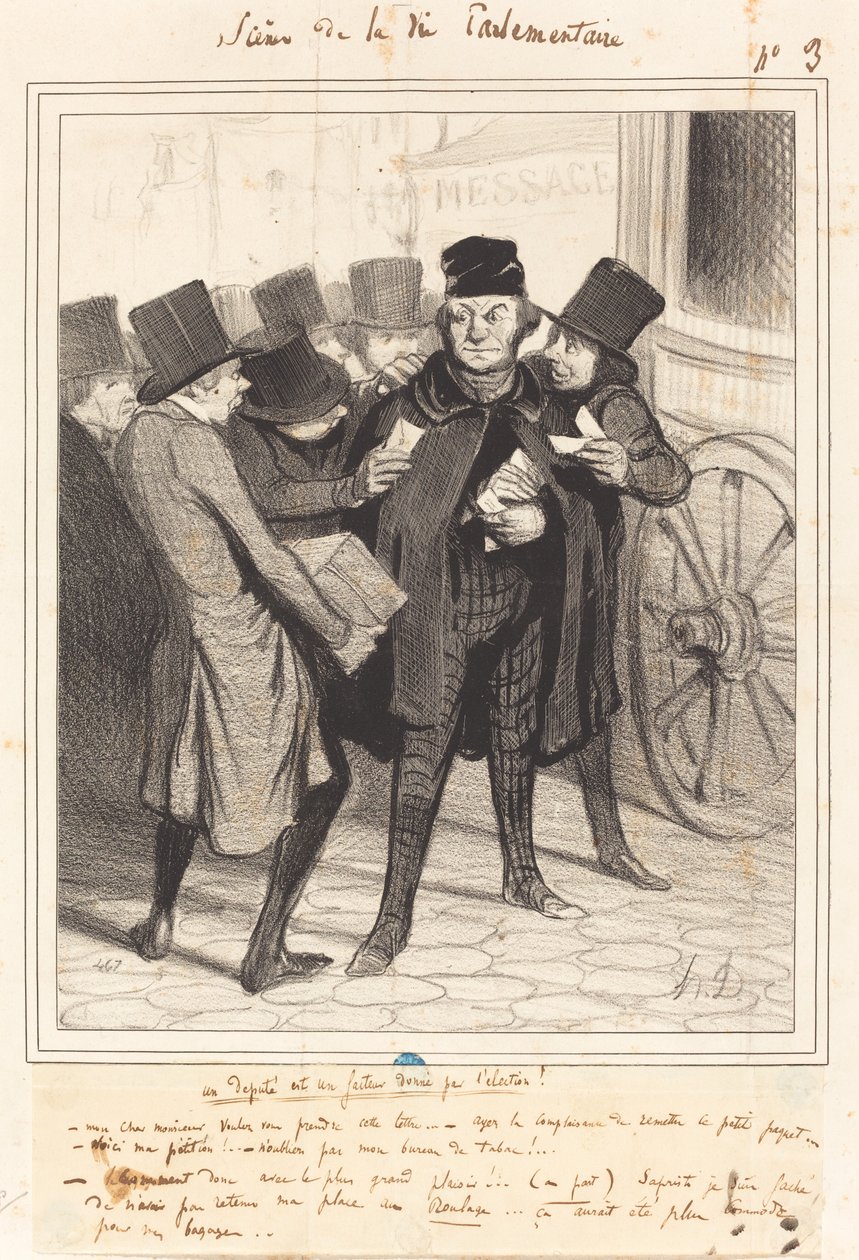 Örömkirándulás Párizsba alkotó: Honoré Daumier
