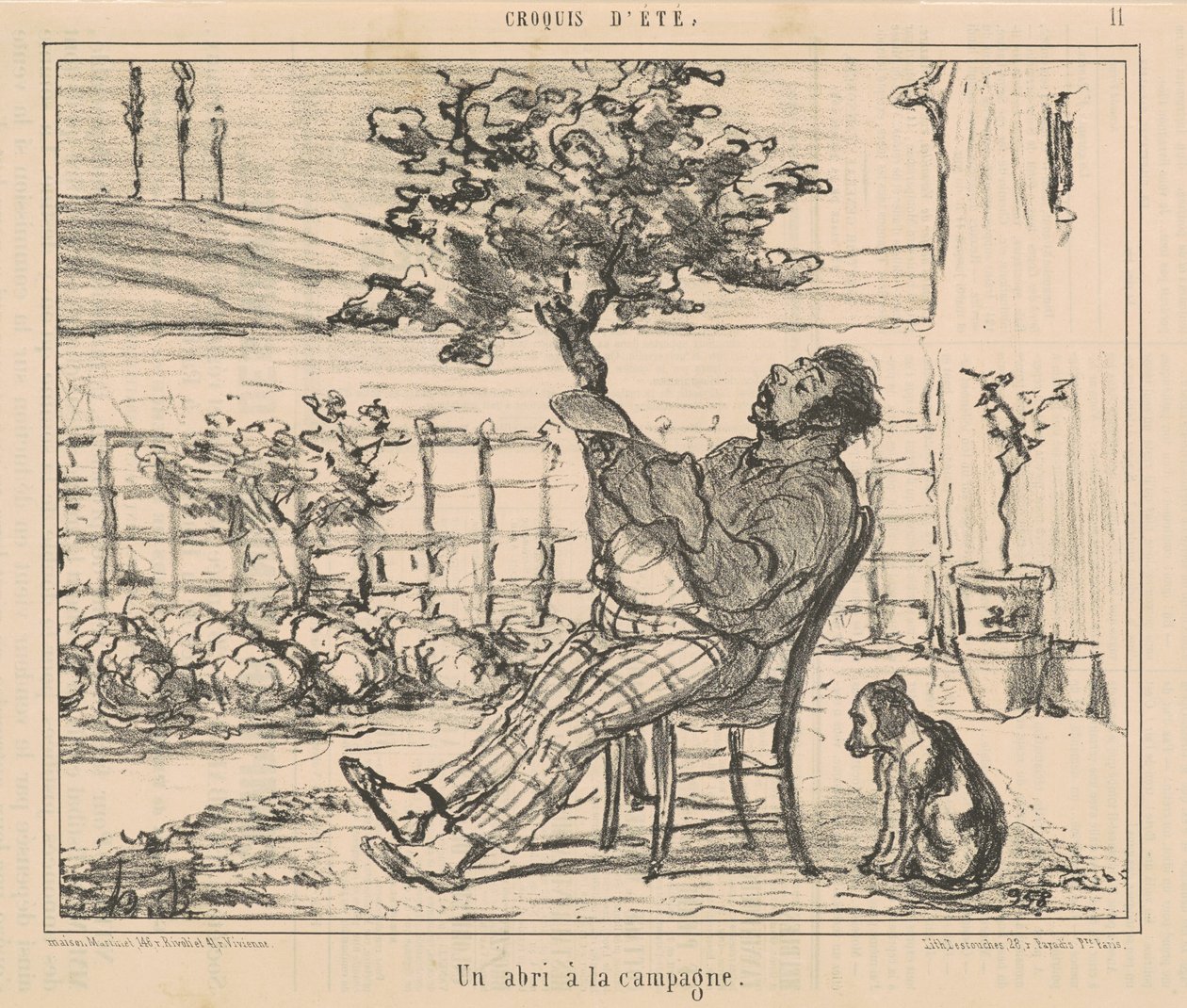 Menedék vidéken alkotó: Honoré Daumier