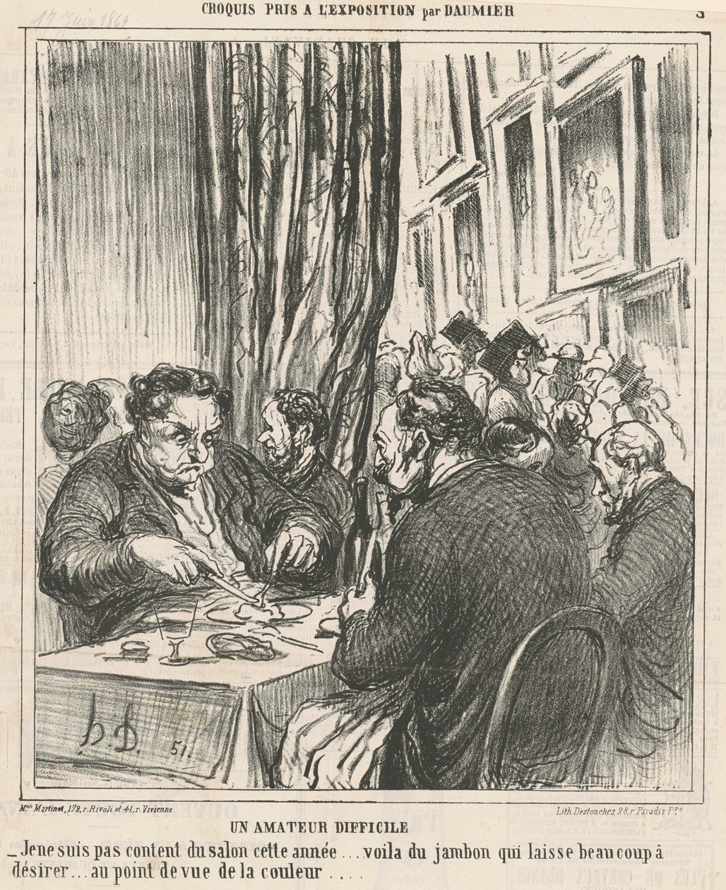 Nehéz amatőr alkotó: Honoré Daumier