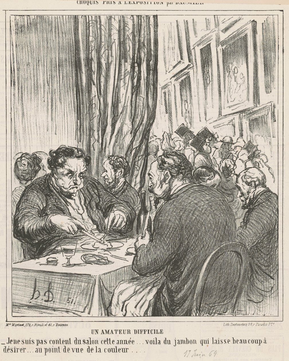 Nehéz amatőr alkotó: Honoré Daumier