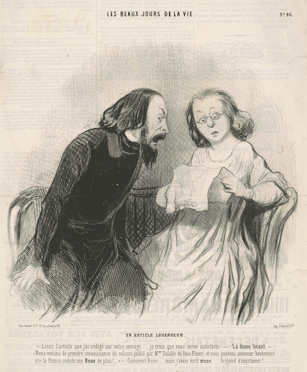 Dicséretes cikk alkotó: Honoré Daumier
