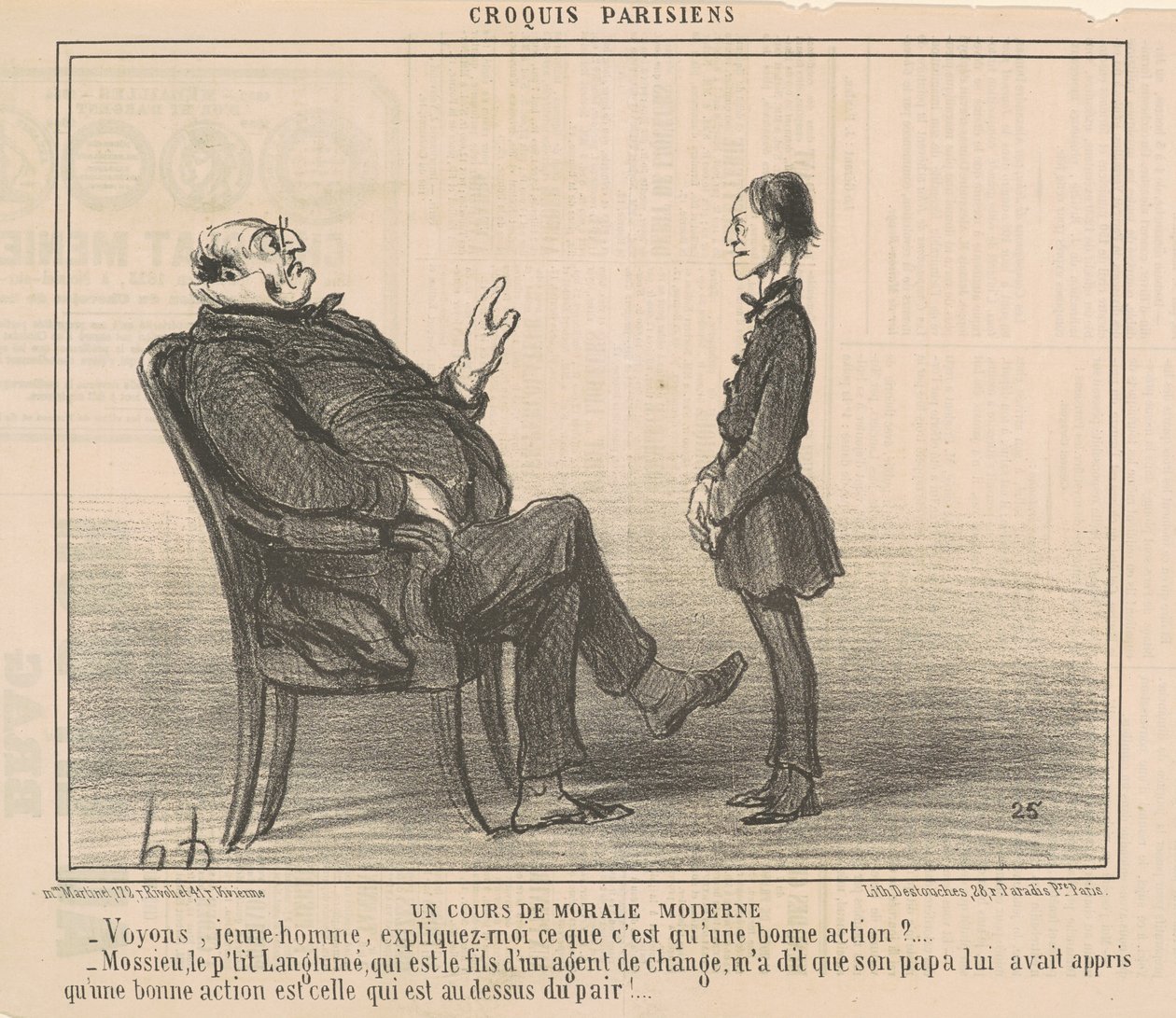 Tanulság a modern erkölcsről alkotó: Honoré Daumier