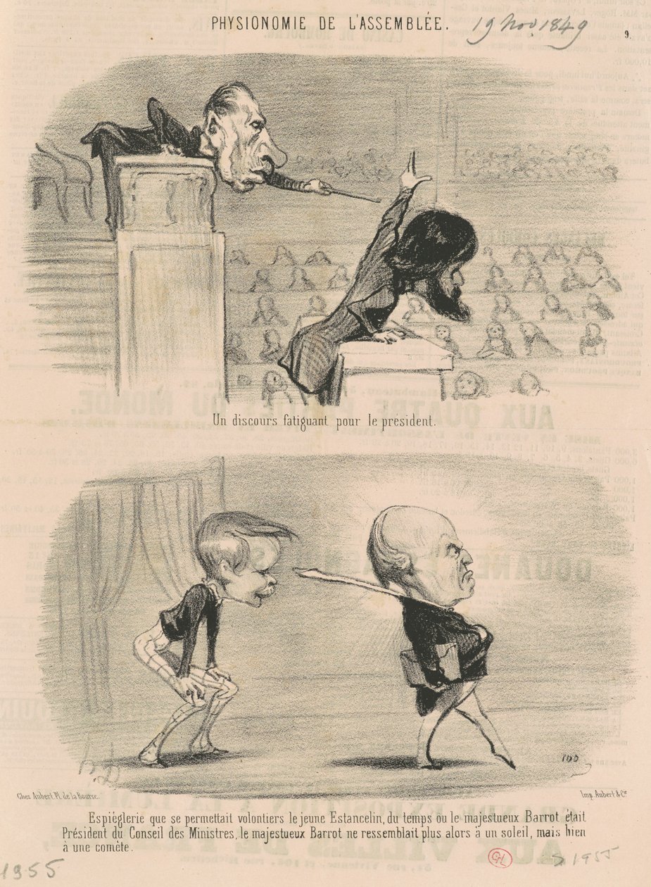 Fárasztó beszéd az elnöknek alkotó: Honoré Daumier