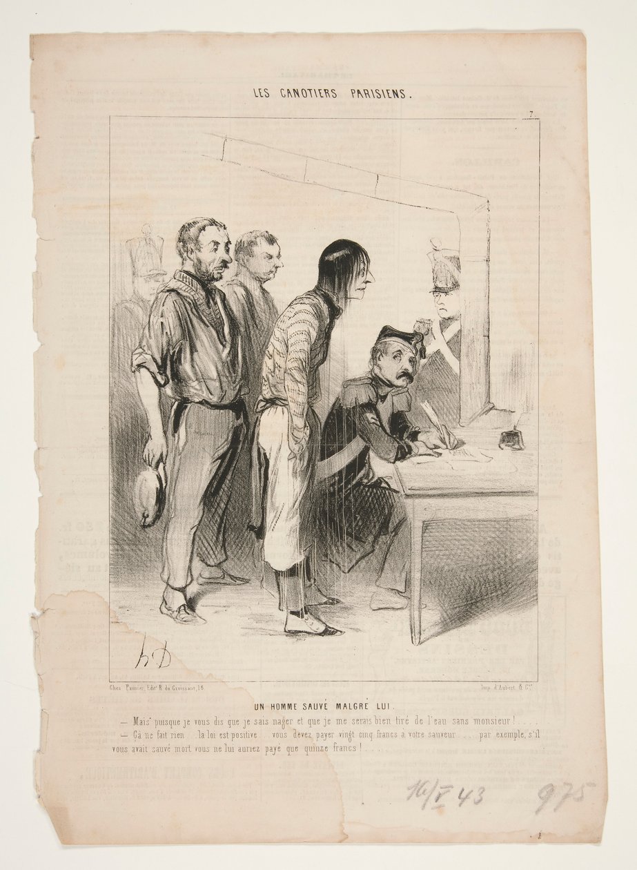 Az ember önmaga ellenére spórol alkotó: Honoré Daumier