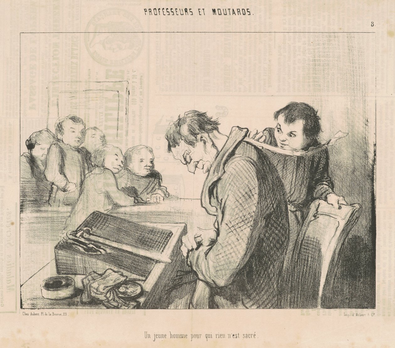 Egy fiatal férfi, akinek semmi sem szent alkotó: Honoré Daumier