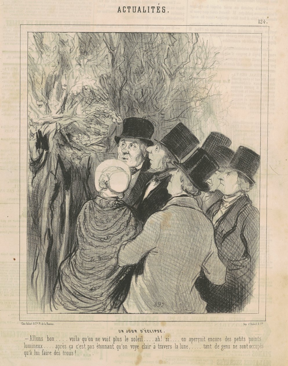 Egy nap fogyatkozások alkotó: Honoré Daumier