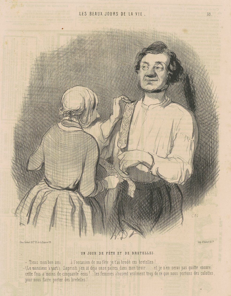 Az ünneplés és a fogszabályozás napja alkotó: Honoré Daumier