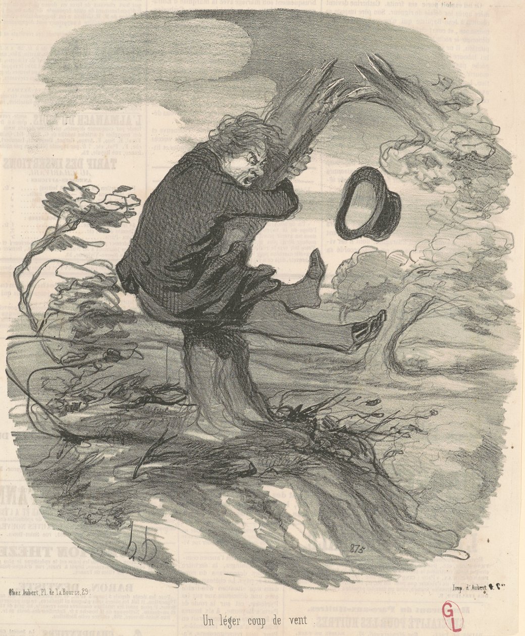Enyhe széllökés alkotó: Honoré Daumier