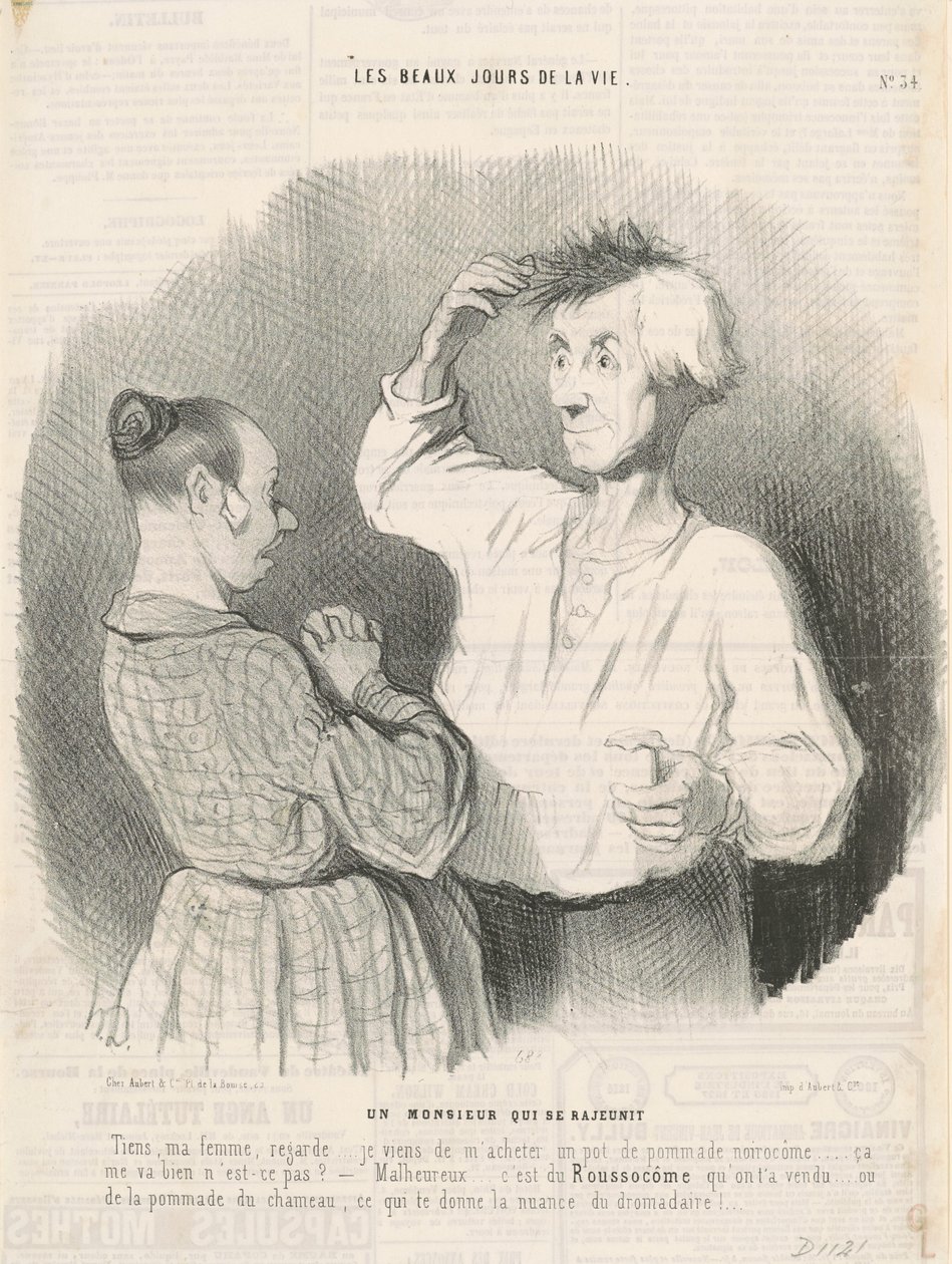 Egy fiatalodó úriember alkotó: Honoré Daumier