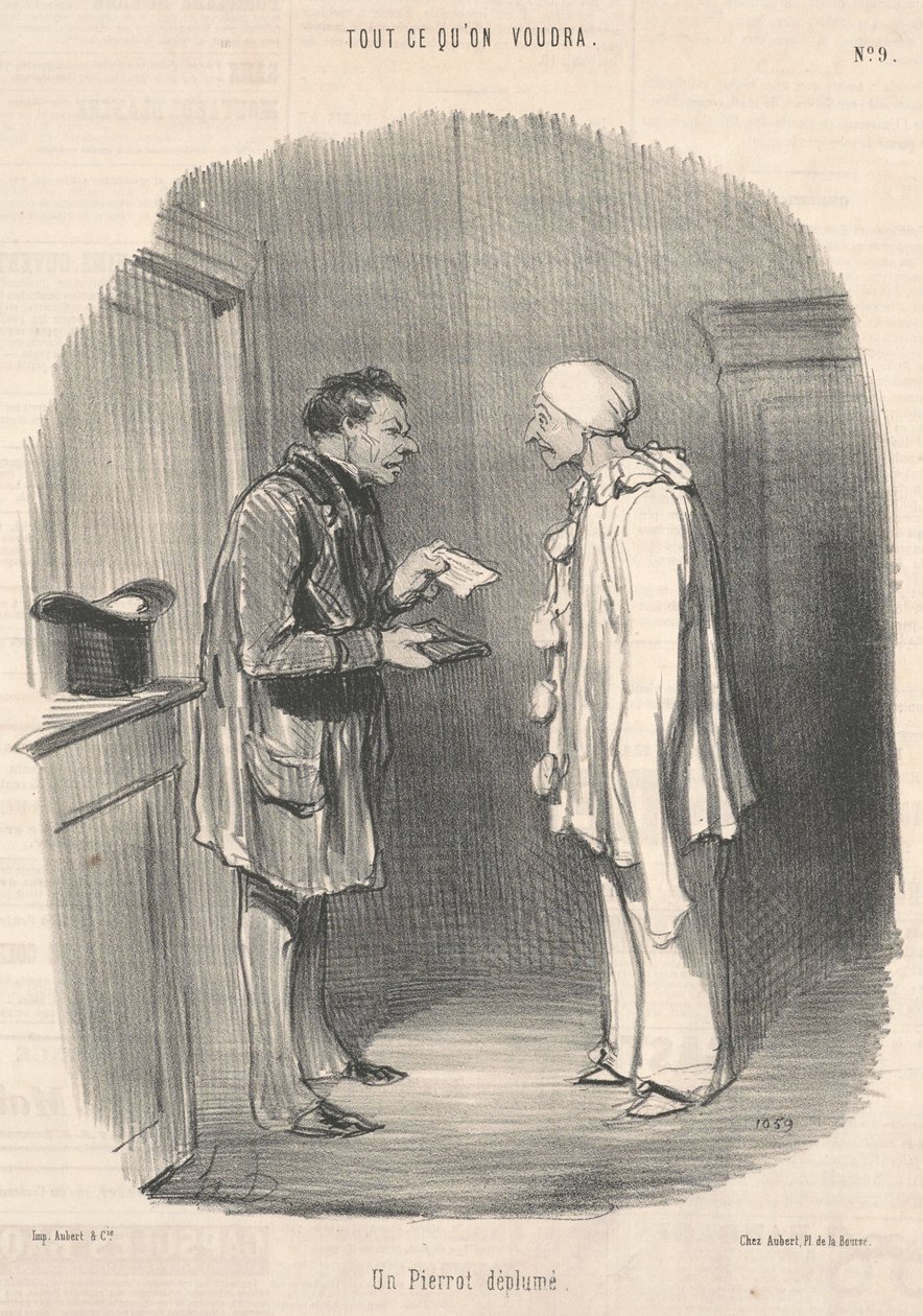 Egy toll nélküli Pierrot alkotó: Honoré Daumier