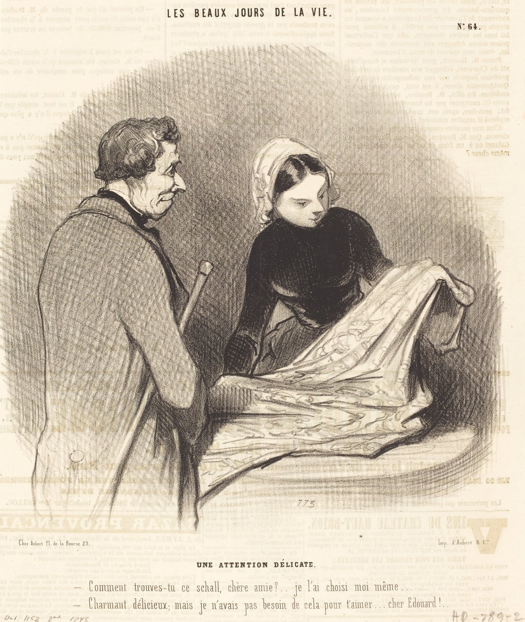 Kényes figyelem alkotó: Honoré Daumier