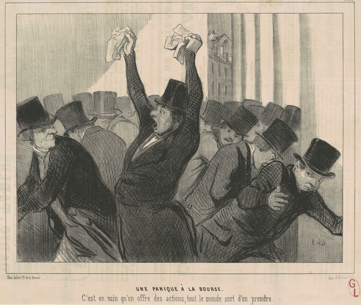 Tőzsdei pánik alkotó: Honoré Daumier