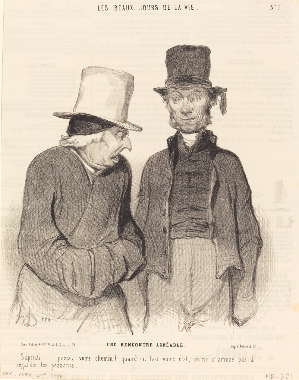 Kellemes találkozás alkotó: Honoré Daumier