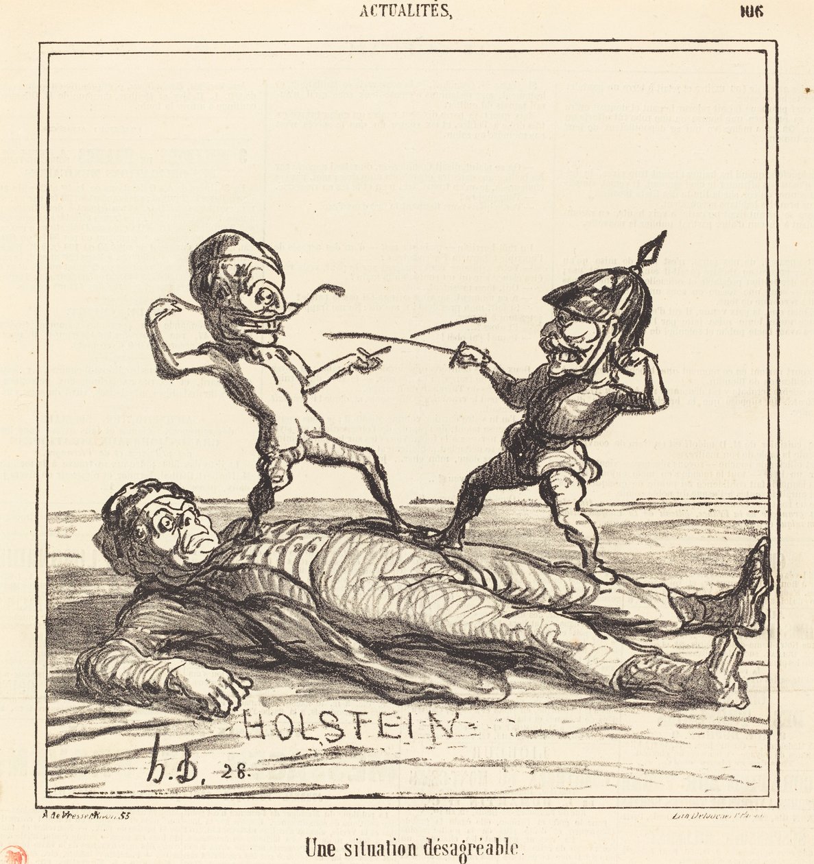 Kellemetlen helyzet alkotó: Honoré Daumier