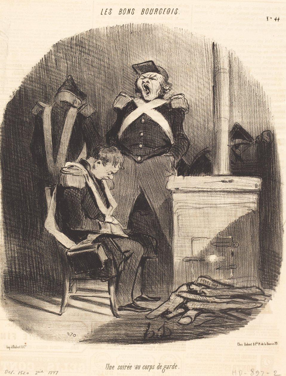 Este az Őrházban alkotó: Honoré Daumier
