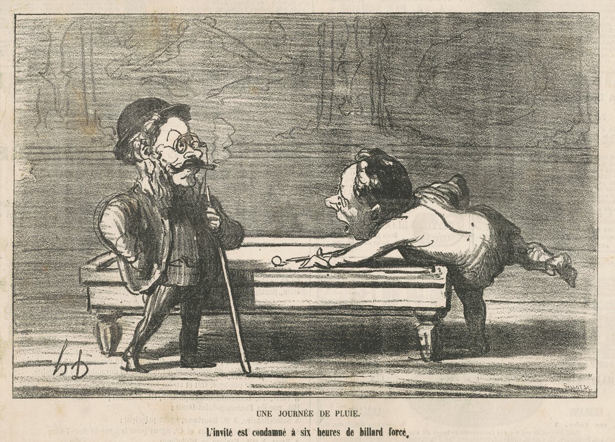 Egy esős nap alkotó: Honoré Daumier