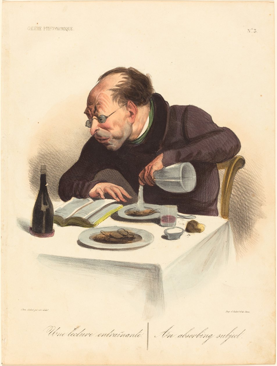 Lebilincselő olvasmány alkotó: Honoré Daumier