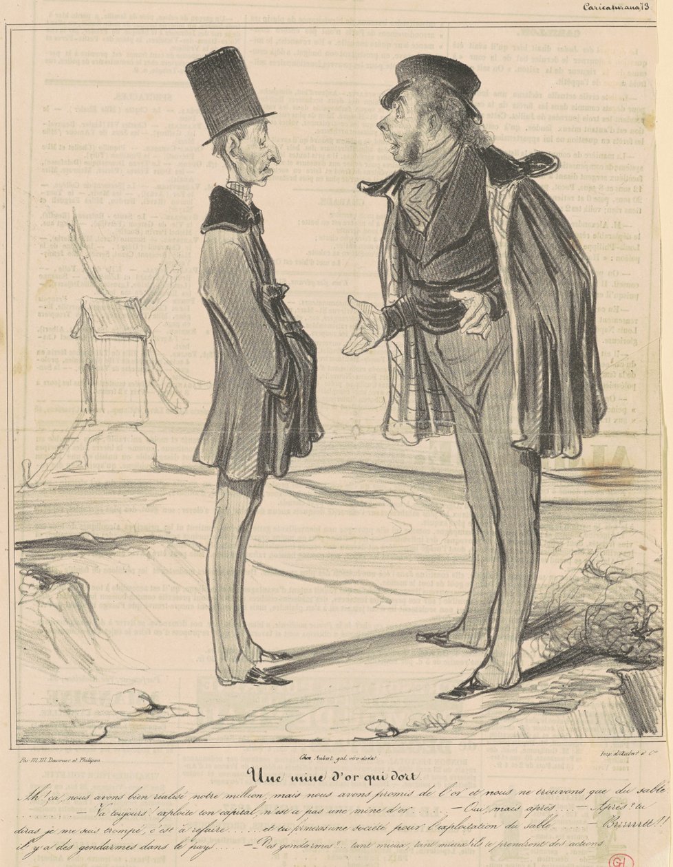 Alvó aranybánya alkotó: Honoré Daumier